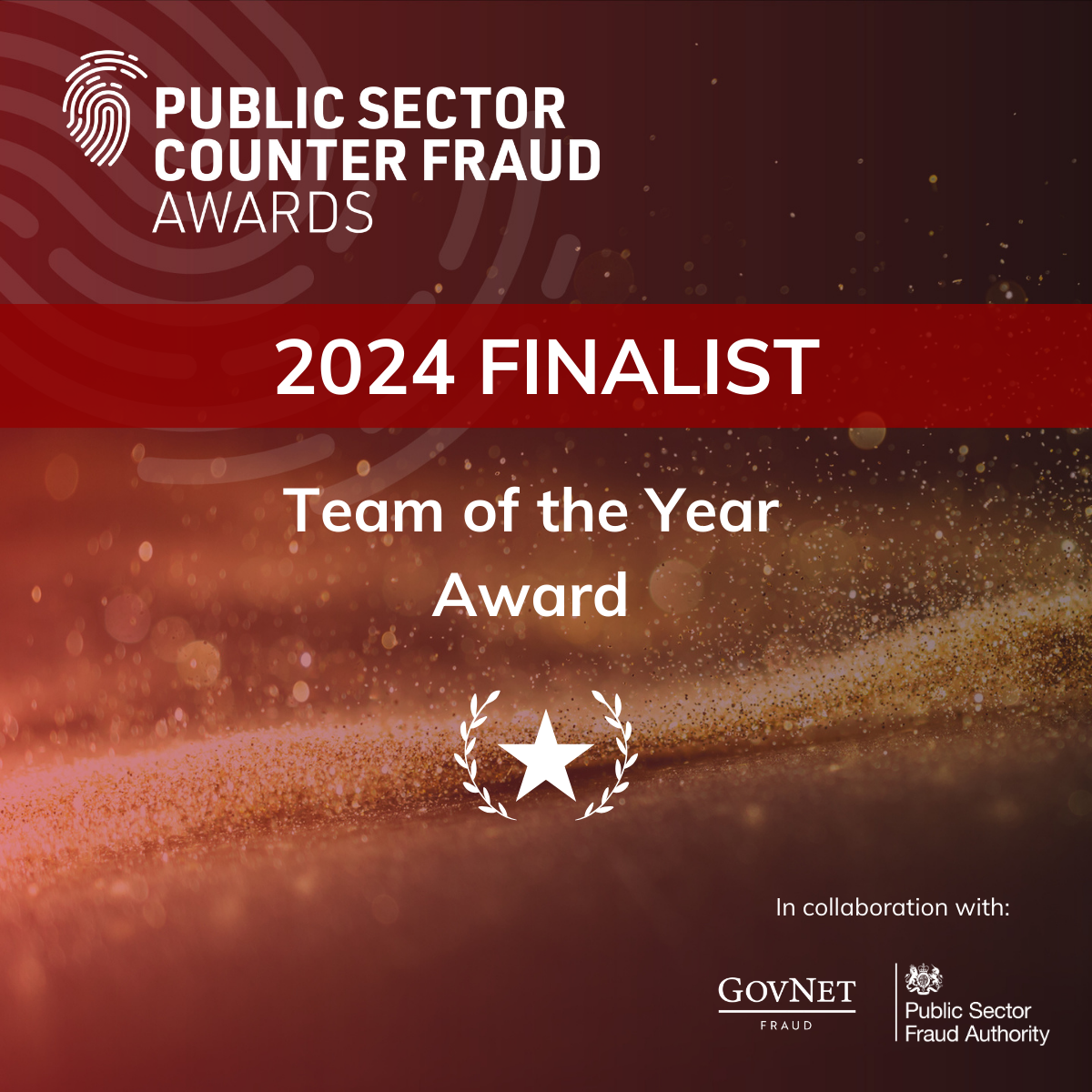 We are Public Sector Counter Fraud Award Finalists!
